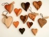 Hanging Wooden Stress Heart