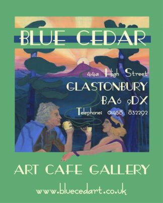 Blue Cedar Cafe Poster