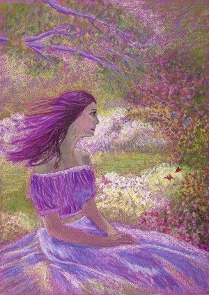 Butterfly Breeze ?- giclee on soft textured paper
