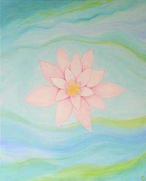 "Lotus : Abbey Pond" giclee print 20" x 24"