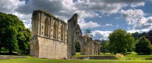 Peace and Tranquility of Glastonbury Abbey - Limited Edition print 48" x 20"