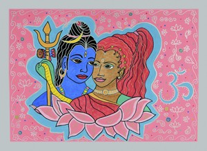 Shiva and Parvati - giclee print
