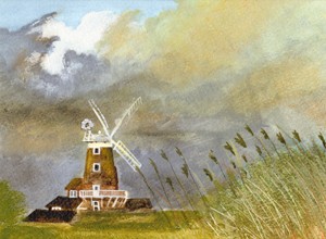Windmill, Cley next the Sea, Norfolk- giclee print