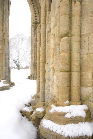 Abbey in the Snow