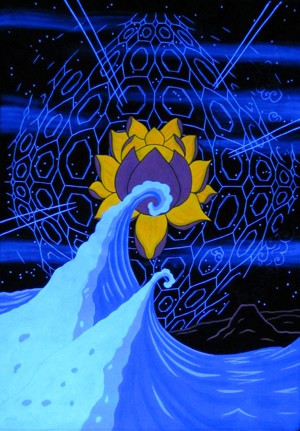 Lotus Wave - canvas print