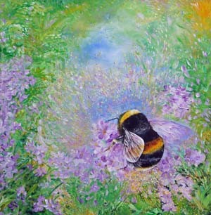 Lavender Bombus - giclee print from £45