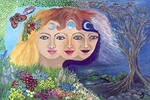 Seasons of the Goddess Giclee Print