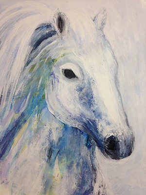 Horse, Original acrylic on canvas