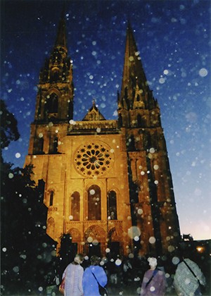 Dawn Orbs at Chartres Cathedral Giclee Print